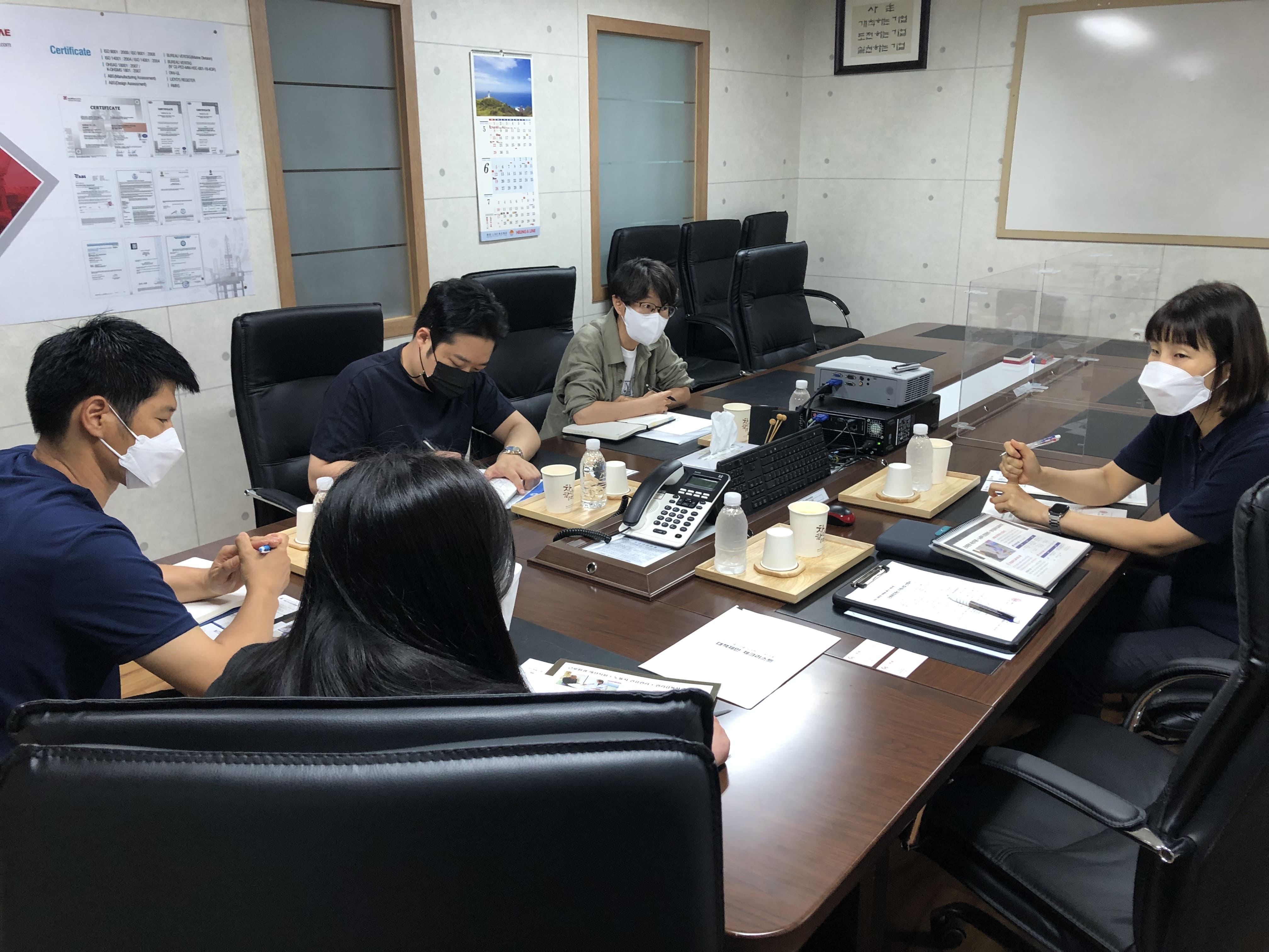 2022년 근로환경개선 지원사업 (주)한세 사전답사