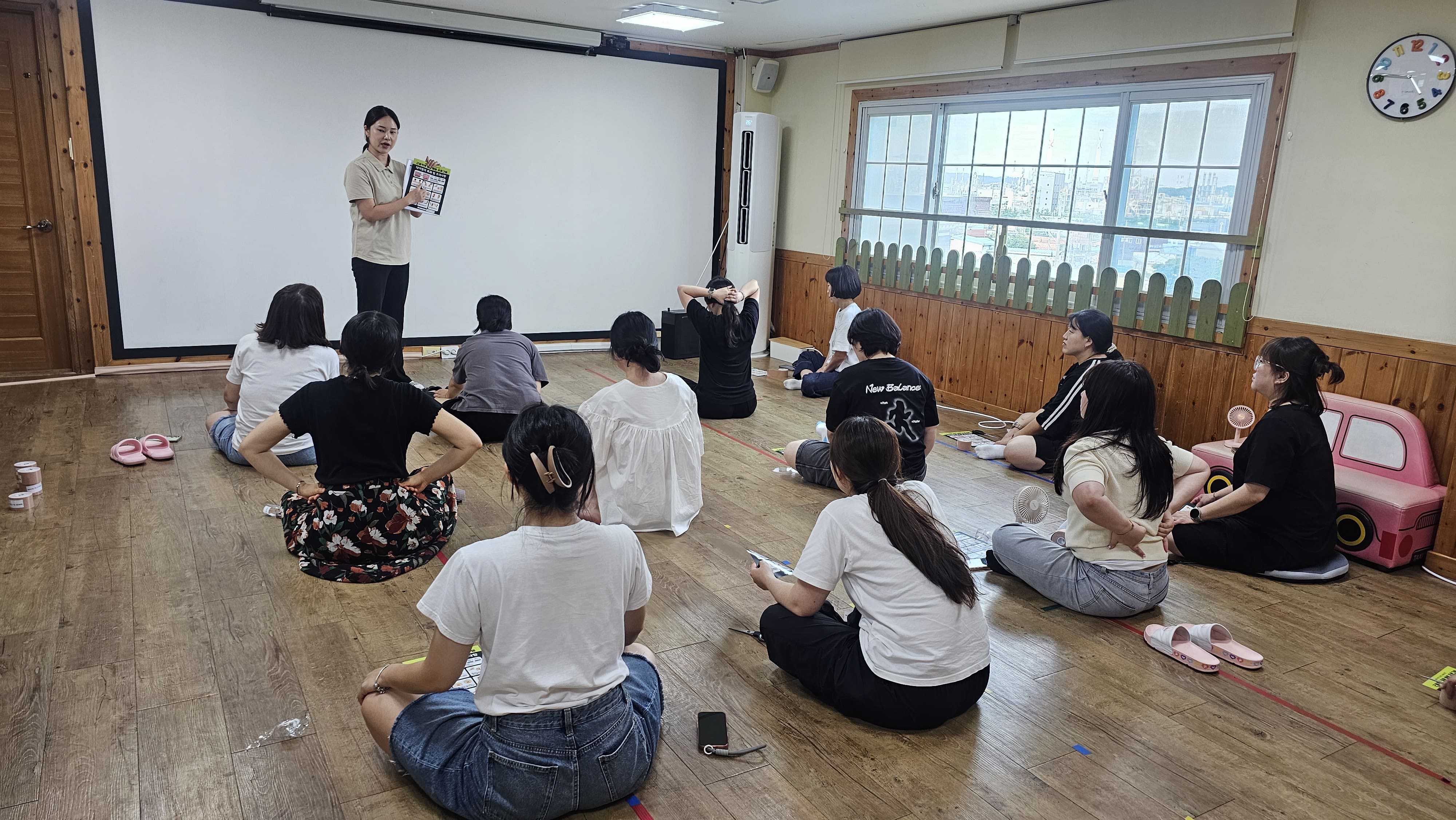 돌봄노동자 근골격계 질환 예방 교육 2차(금샘어린이집)